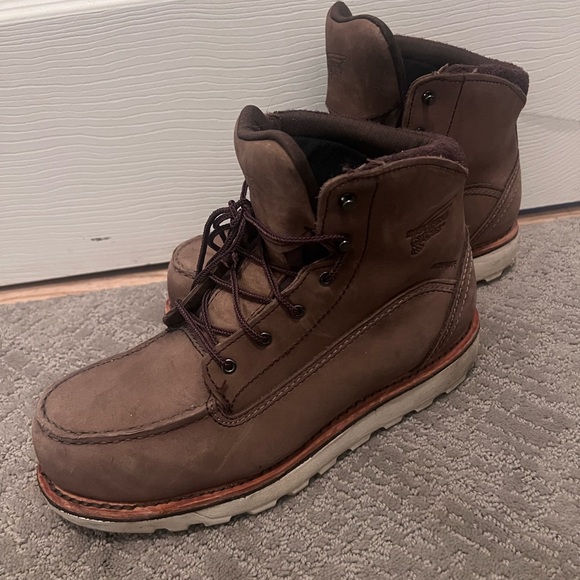 Red Wing Women's Brown Leather Boots - Picture 1 of 4